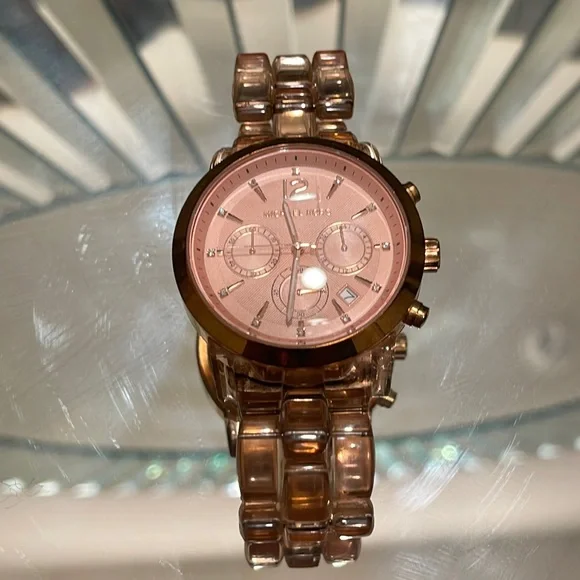 Michael Kors | Accessories | Micheal Kors Watch Lucite  display picture 3